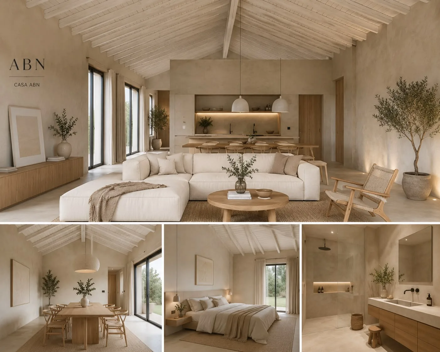 Diseño interior ABN Toscana - estilo mediterráneo sereno