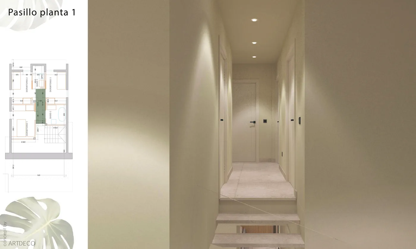 Pasillo Planta 1